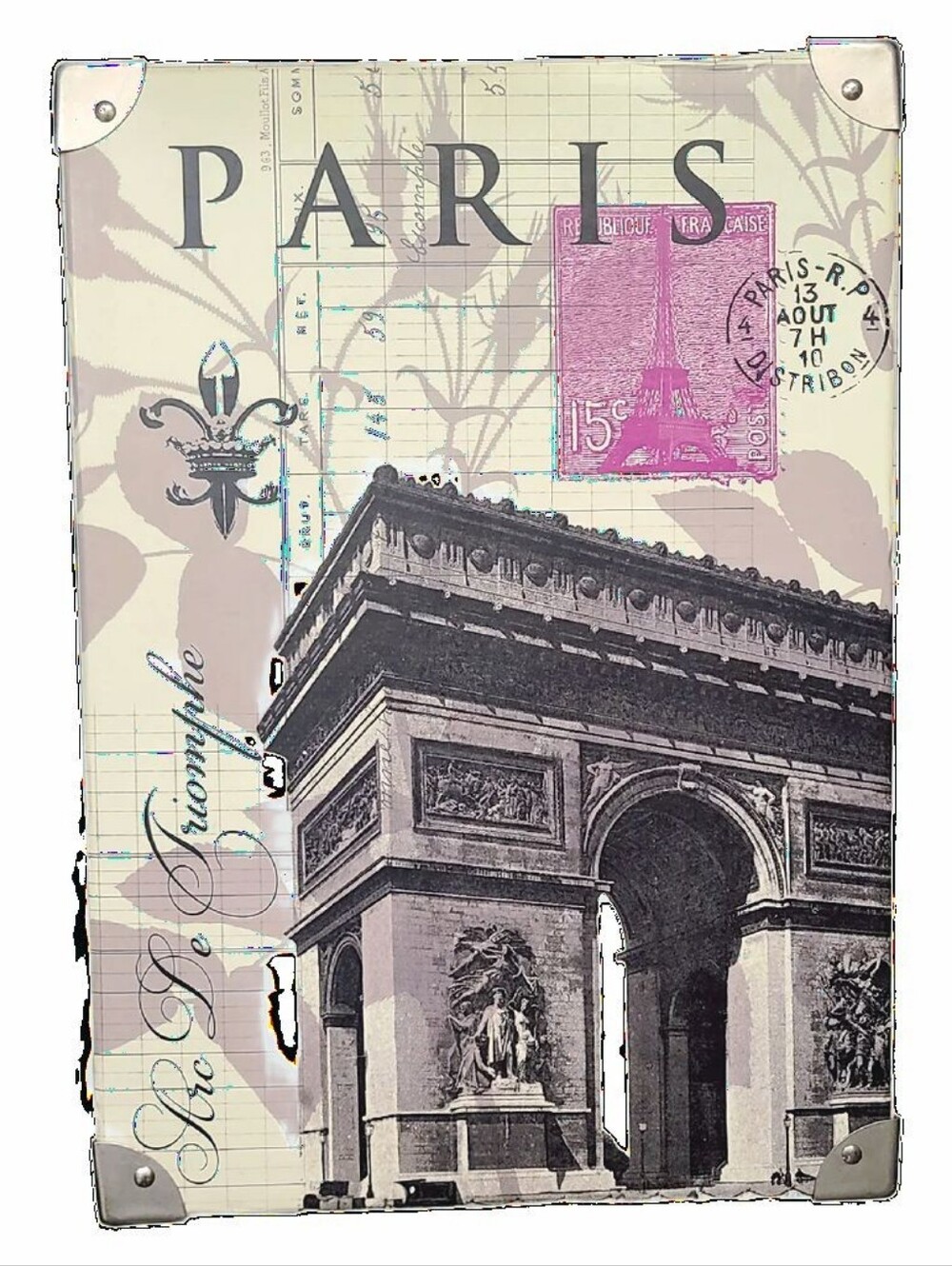 Paris Storage Box Circa 2000s Y2K